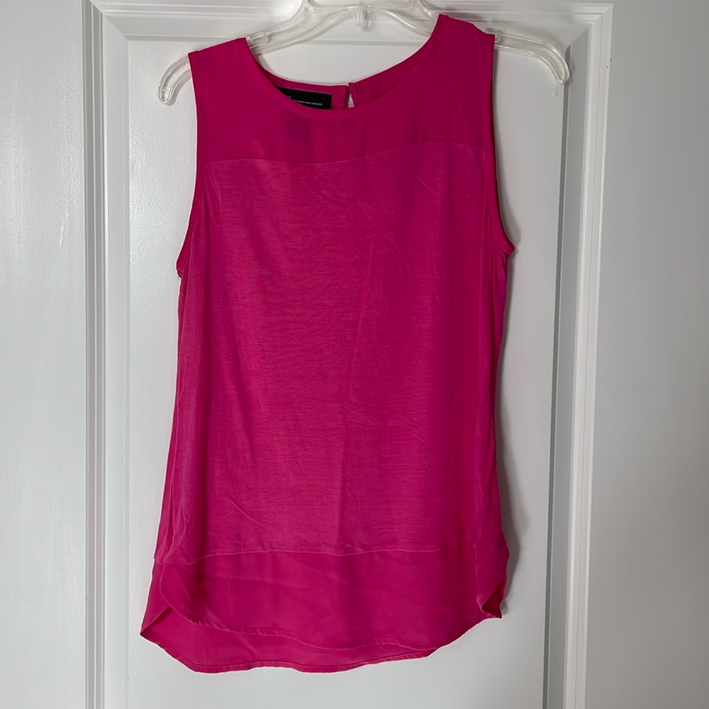 Women’s INC pink tank blouse